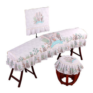 古筝罩敦煌古筝防尘罩琴罩钻石绒加厚卡通公主古筝盖布蕾丝防尘布