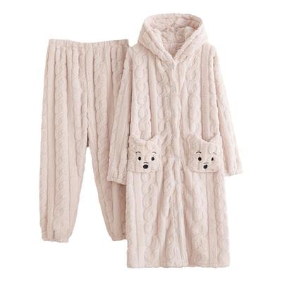 观昵大码睡袍睡衣家居服女