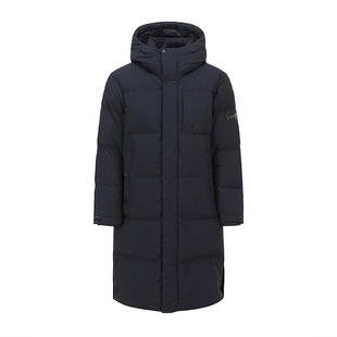 韩国代购Polham加厚羽绒服女男中长款连帽外套冬季运动零下防寒服