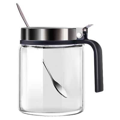 厨房玻璃调料盒盐罐组合套装