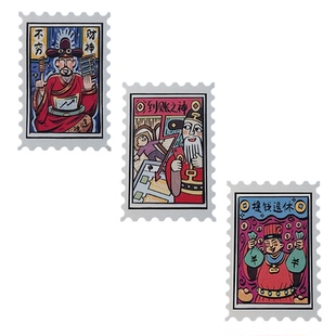 云南非遗甲马文创版画贴纸便签纸手账手机壳装饰藏书票特色纪念品