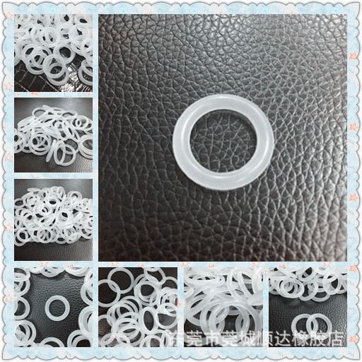 透明硅胶O型圈 线径1规格 红色 彩色