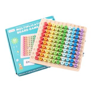 儿童益智早教九九乘法口诀表小学二年级99乘法表卡片数学学习教具