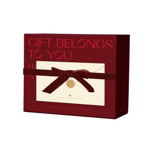 幸福礼赞高档红色礼盒空盒礼物盒情人节结婚伴娘生日礼品包装盒子