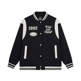 特步薄棉服女年新款冬季休闲女装加厚保暖夹克外套976428170263