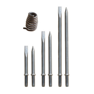 c4气动气铲c6风铲头尖铲扁铲头弹簧气稿头风镐头配件平头350/500