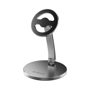 奥睿科磁吸式手机支架2026新款桌面式铝合金放置式手机平板支架折叠便携万向360度旋转稳固懒人支架直播底座