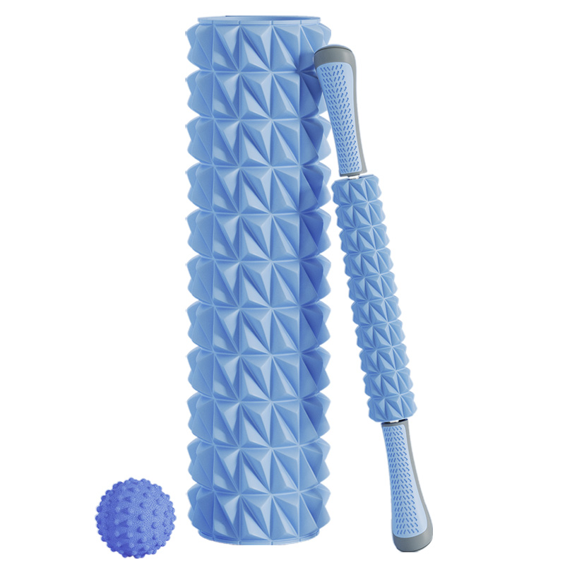 泡沫轴肌肉放松瘦腿专业狼牙棒按摩滚背神器滚轴瑜伽器材瑜伽柱