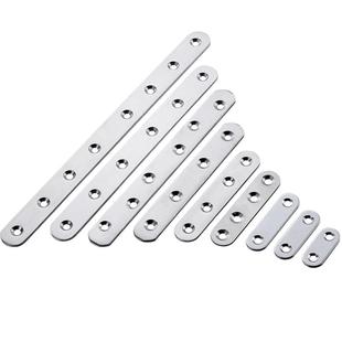 不锈钢直片TL角码连接件一字型支架平角片固定件角铁加固隔层板托