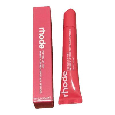 Rhode海莉有色多肽唇彩液体唇蜜水光唇釉丰唇油保湿滋润唇膏