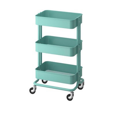 宜家手推车带轮移动卫生间多层架