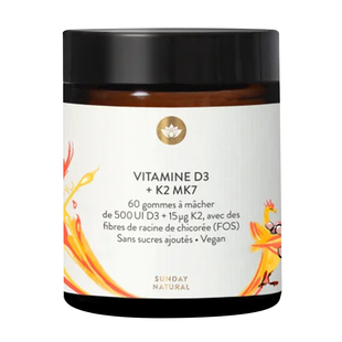 法国直采德国sundaynatural儿童d3k2维生素软糖补钙500iu长高