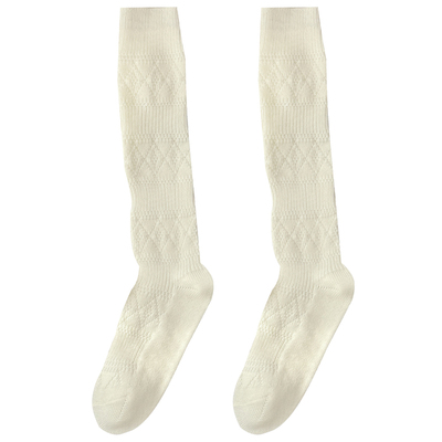 羊毛小腿袜子女美拉德咖色堆堆袜