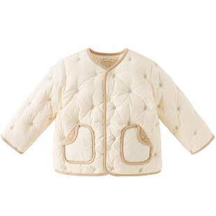 戴维贝拉儿童轻薄羽绒服冬季男女童防水外套宝宝保暖内胆校服神器