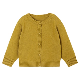 允儿妈女童冬季绵羊毛混纺气质毛衣外套宝宝洋气打底衫儿童针织衫