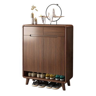 纯实木鞋柜大容量家用门口25新款