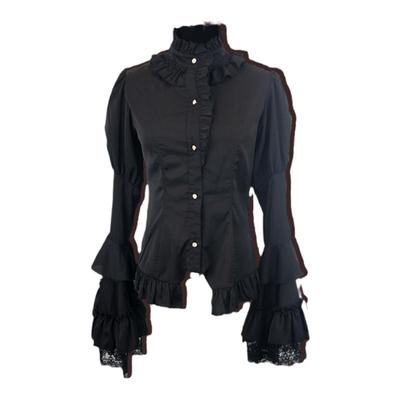 蕾丝宫廷姬袖重工内搭衬衫