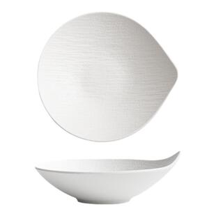 小众高颜值高级感陶瓷深盘菜盘子异形菜碗家用水果盘餐厅酒店摆盘