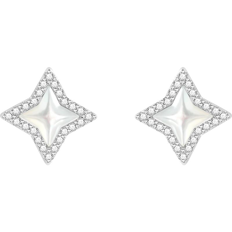 Fanci范琦 【光芒系列】耳钉母贝耳饰简约设计感小众时尚个性