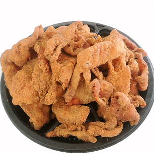 开封特产 李刚炸鸡满口香炸鸡皮 250g 包邮 休闲零食追剧即食品