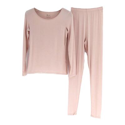 caser女士羊绒蛋白圆领秋衣套装