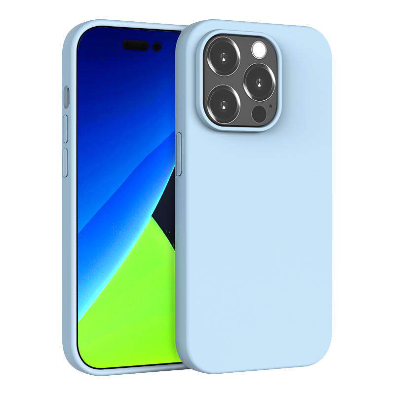 苹果iPhone13手机壳液态硅胶简约