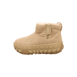 TGG团呱呱雪地靴女2025新款爆款U加绒保暖防寒滑厚底中筒冬季棉鞋