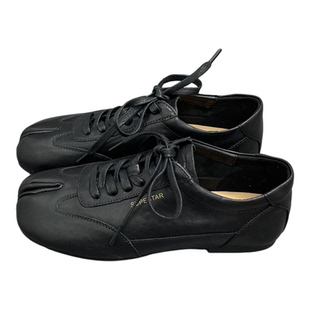 羊皮分趾鞋女平底2026春季新款英伦风小皮鞋百搭时尚系带休闲单鞋