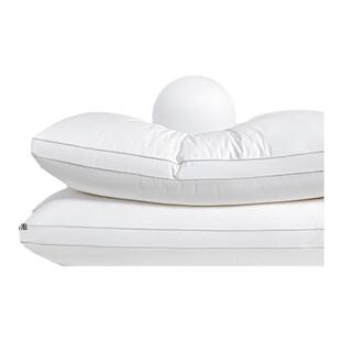 洁丽雅纯棉枕头枕芯成人护颈枕助睡眠专用低枕一对装家用宿舍