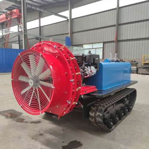 果园风送打药机自走式人机分离打药车远程操作履带遥控打药车