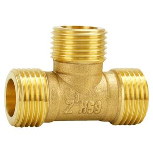 全铜三通接头内外丝一进二出自来水分水阀一分二4分6分