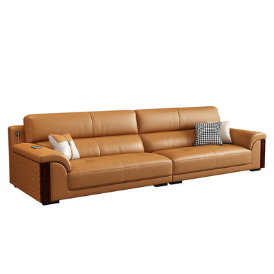 【政府补贴】现代简约真皮沙发