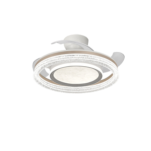 2025新款卧室灯现代简约主卧室隐形风扇灯轻奢高级感餐厅灯吸顶灯