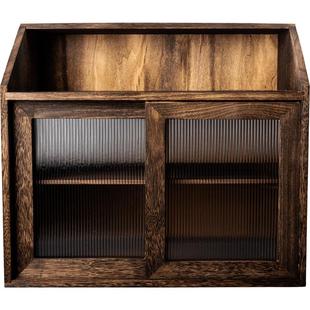 容山堂实木茶杯架小博古架中式多宝阁茶具摆件配件收纳柜置物柜