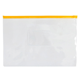 办公用品A4/A5/A6透明拉链文件袋 PVC防水拉边资料袋20个装包邮!