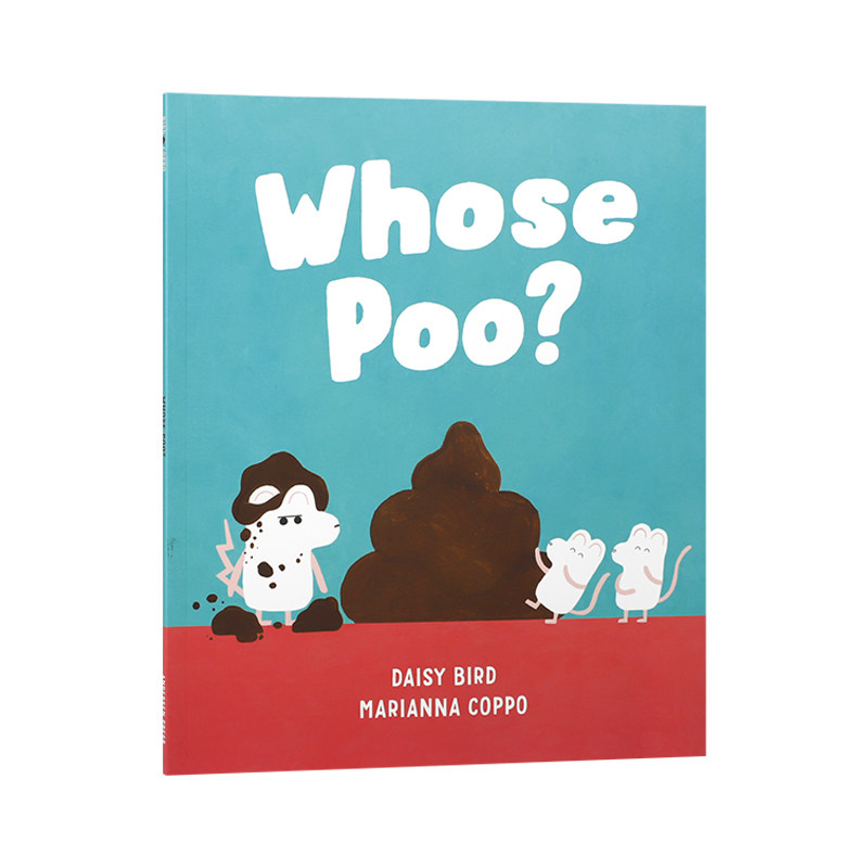 英文原版 谁的臭臭？Whose Poo? 喜欢想象各种各样便便的小老鼠 儿童英语趣味阅读启蒙故事书 孩子行为习惯养成绘本 2-6岁