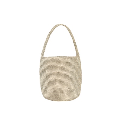 SecondMoon小众编织金丝线纯手工腋下水桶包韩系百搭限量