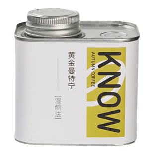 KNOW知秋咖啡 湿刨法苏门答腊曼特宁单品手冲咖啡豆代磨粉100g