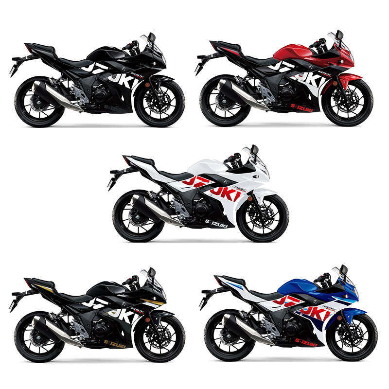 铃木gsx250r版画可定制轮毂贴纸