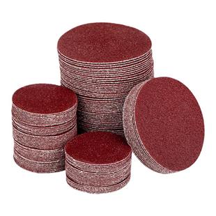 植绒砂纸片2寸50mm气动打磨机干磨沙纸圆盘木工3寸75mm圆形砂皮纸