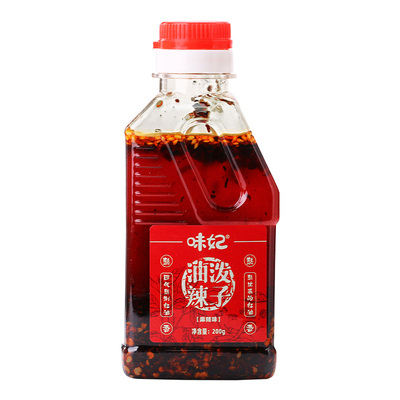 味妃瓶装油泼辣子200g凉拌蘸饺