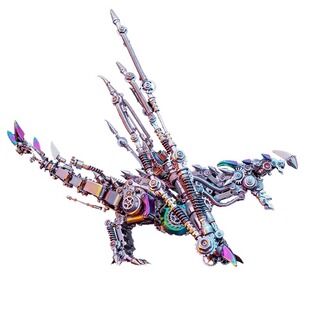 高难度3D立体金属拼装模型机械灵龙精密手工积木送男生日礼物玩具