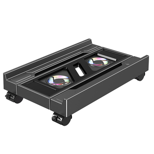 台式电脑主机托架底座托盘移动机箱支架办公室桌下增高散热置物架