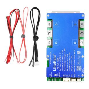 12V磷酸铁锂电池保护板4串100A自动均衡智能24V带APP蓝牙8串200A