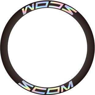 2025新款SCOM轮组贴纸云石风刃公路车贴碳刀圈改色40/50/62 ULTRA