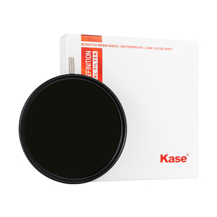 Kase卡色 可调ND减光镜 可变ND滤镜 43 46 49 52 55 58 62 67 72 77mm 中灰密度镜 摄像视频录制防过曝 滤镜