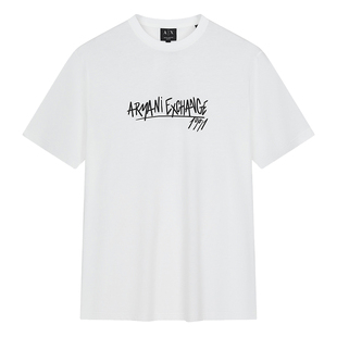 Armani/阿玛尼AX 男士潮牌时尚休闲圆领短袖T恤 XM002789 AF10356