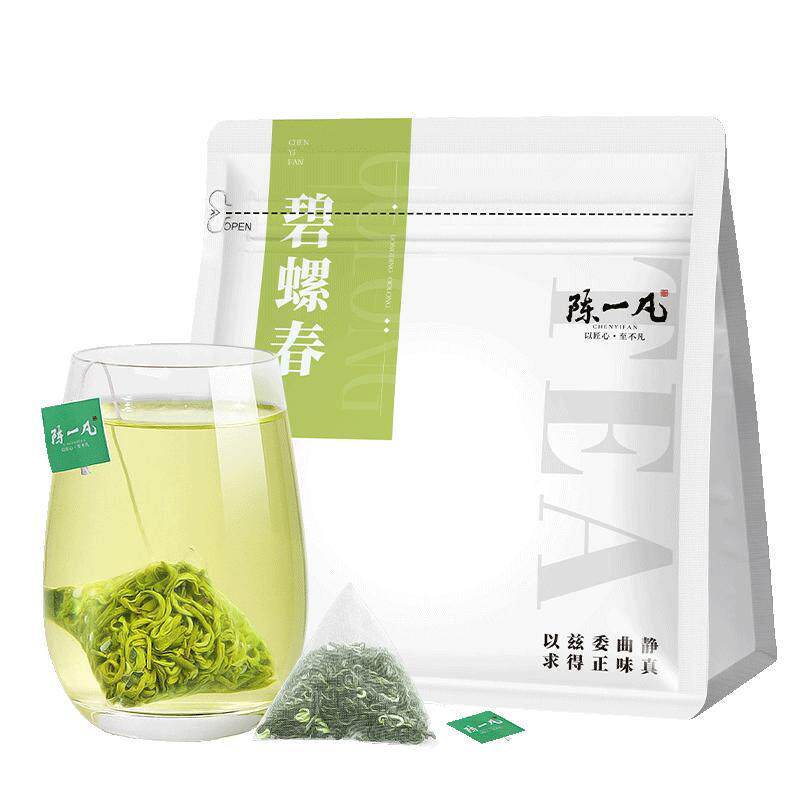 陈一凡碧螺春绿茶冷泡茶包茶叶2025新茶花果香明前春茶袋泡茶奶茶