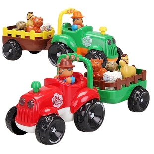 儿童农夫车拖拉机玩具1益智2汽车3到6岁宝宝4男孩5女孩版生日礼物