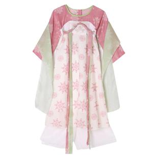 池上同款荷花汉服演出服儿童古典舞女款飘逸襦裙舞蹈裙古风表演服